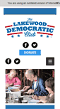 Mobile Screenshot of lakewooddemocrats.com